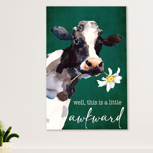 Farming Canvas Wall Art Prints | Awkward | Home Décor Gift for Farmer