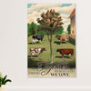 Farming Canvas Wall Art Prints | Built A Life We Love | Home Décor Gift for Farmer