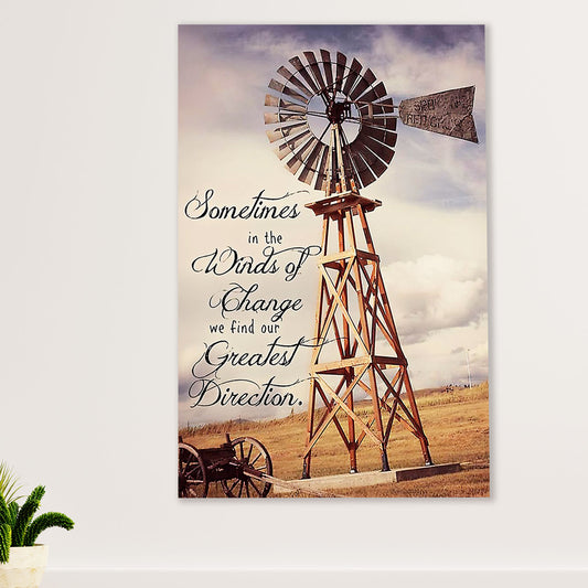 Farming Canvas Wall Art Prints | Greatest Direction | Home Décor Gift for Farmer