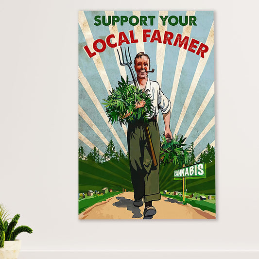 Farming Canvas Wall Art Prints | Local Farmer | Home Décor Gift for Farmer