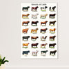 Farming Poster Prints | Breeds of Cattle | Wall Art Gift for Farmer