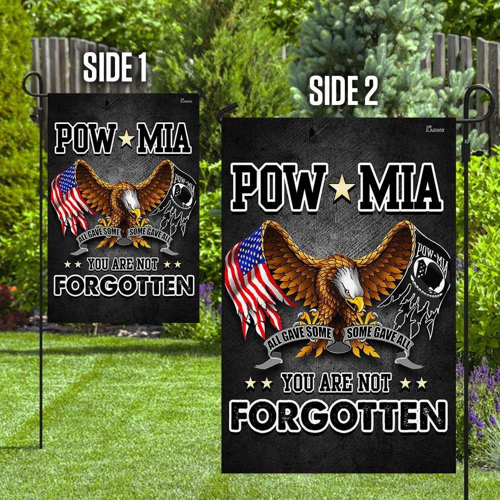 Pow Mia You Are Not Forgotten. Proud Veteran Flag