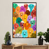 Multi Dog Art Dog Poster Prints | Wall Art Gift for Poodle Puppies Lover