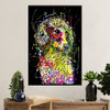 Poodle Watercolor Painting Art Dog Canvas Wall Art Prints | Home Décor Gift for Poodle Puppies Lover