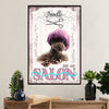 Poodle Hair Salon Dog Canvas Wall Art Prints | Home Décor Gift for Poodle Puppies Lover