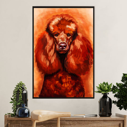 Poodle Art Painting Dog Poster Prints | Wall Art Gift for Poodle Puppies Lover