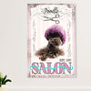Poodle Hair Salon Dog Canvas Wall Art Prints | Home Décor Gift for Poodle Puppies Lover