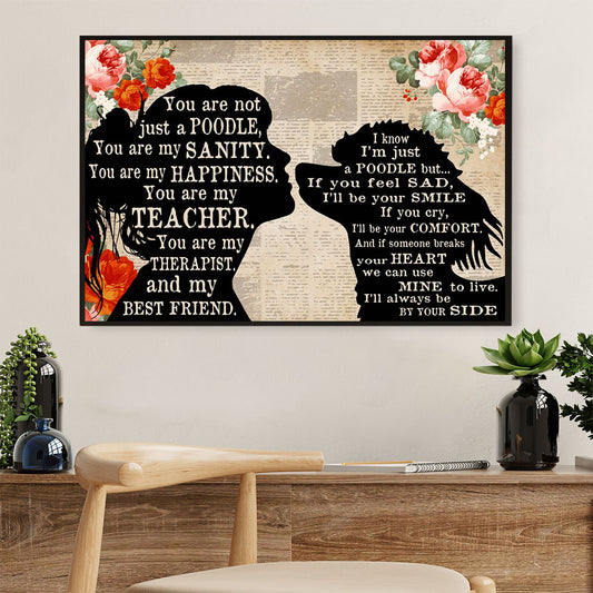 From Mommy to Poodle Dog Poster Prints | Wall Art Gift for Poodle Puppies Lover