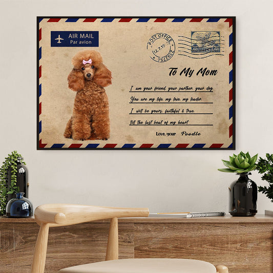 From Poodle to Mom Dog Poster Prints | Wall Art Gift for Poodle Puppies Lover