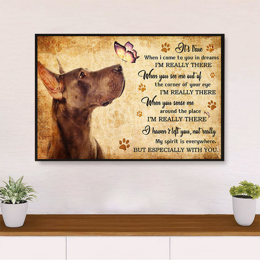 Great Dane Memorial Passed Away Dog Poster Prints | Wall Art Gift for Great Dane Puppies Lover