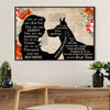 Great Dane From Child to Dog Canvas Wall Art Prints | Home Décor Gift for Great Dane Puppies Lover