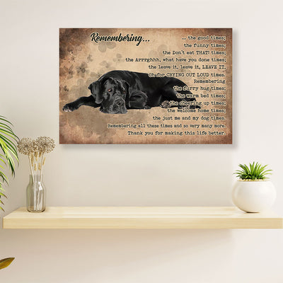 Great Dane Memorial Passed Away Dog Poster Prints | Wall Art Gift for Great Dane Puppies Lover
