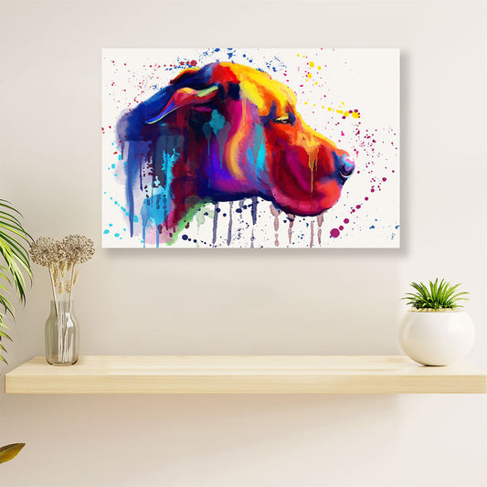 Great Dane Watercolor Art Painting Dog Canvas Wall Art Prints | Home Décor Gift for Great Dane Puppies Lover