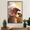 Great Dane Canvas Prints | Jesus Christ & Dog | Wall Art Gift for Great Dane Puppies Lover