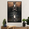 Great Dane Canvas Prints | Dog Reflection | Wall Art Gift for Great Dane Puppies Lover