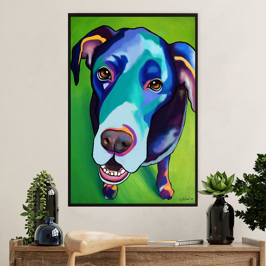Great Dane Poster Prints | Watercolor Dog Painting | Wall Art Gift for Great Dane Puppies Lover