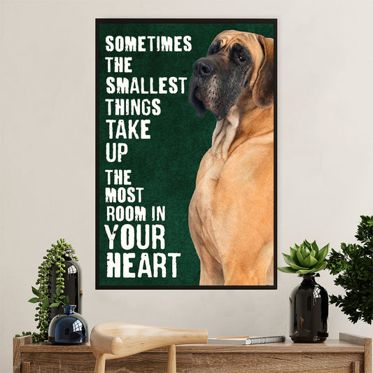 Great Dane Poster Prints | Most Room In Your Heart | Wall Art Gift for Great Dane Puppies Lover