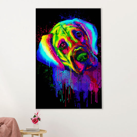 Great Dane Canvas Prints | Watercolor Dog Painting | Wall Art Gift for Great Dane Puppies Lover