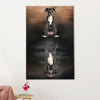 Great Dane Canvas Prints | Dog Reflection | Wall Art Gift for Great Dane Puppies Lover