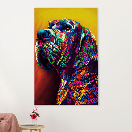 Great Dane Canvas Prints | Watercolor Dog Painting | Wall Art Gift for Great Dane Puppies Lover