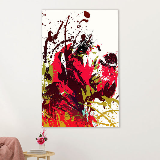 Great Dane Canvas Prints | Watercolor Dog Painting | Wall Art Gift for Great Dane Puppies Lover