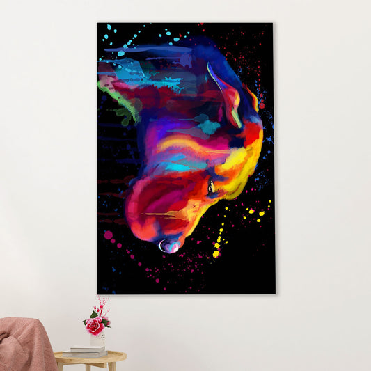 Great Dane Canvas Prints | Watercolor Dog Painting | Wall Art Gift for Great Dane Puppies Lover