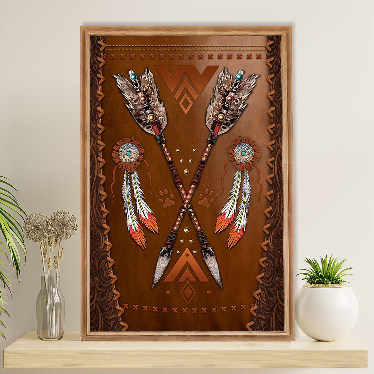 Native American Tribe Canvas Prints | Native People | Wall Art Gift for American Indians
