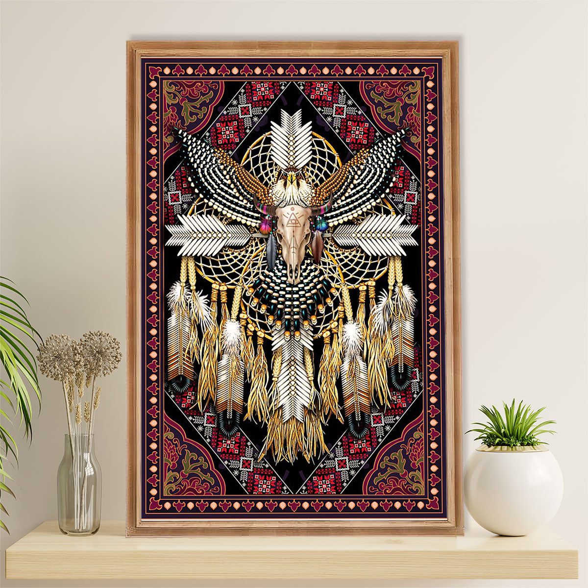 Native American Tribe Canvas Prints | Native People | Wall Art Gift for American Indians