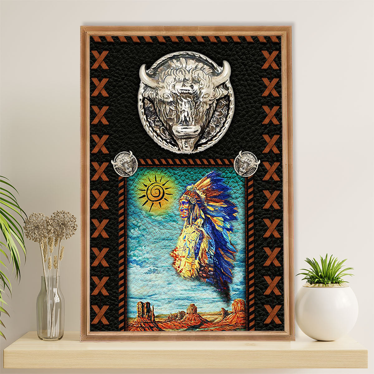 Native American Tribe Canvas Prints | Native People | Wall Art Gift for American Indians