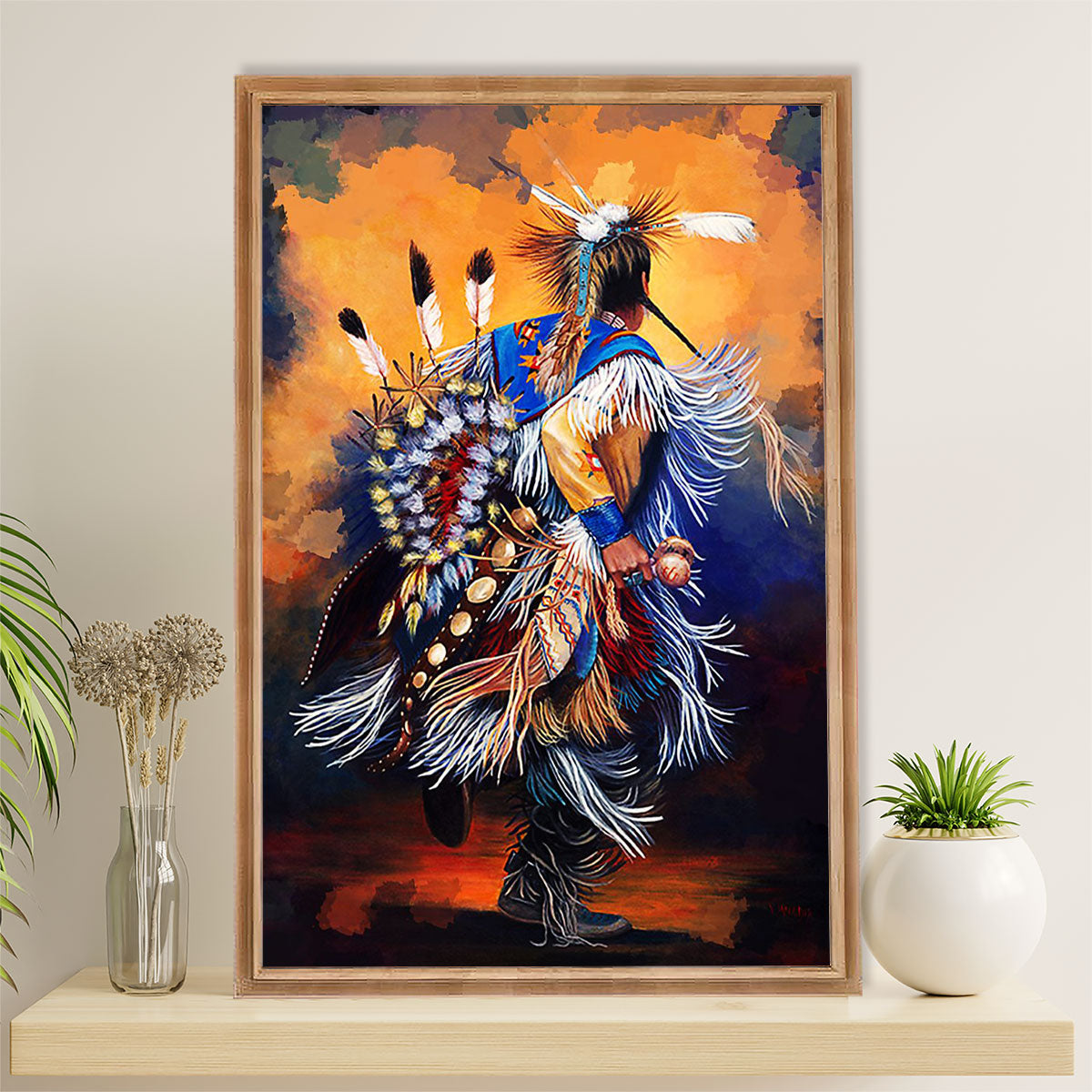 Native American Tribe Canvas Prints | Native People | Wall Art Gift for American Indians