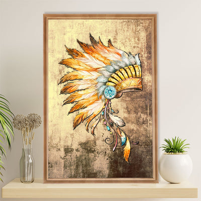 Native American Tribe Poster Prints | Native People | Wall Art Gift for American Indians