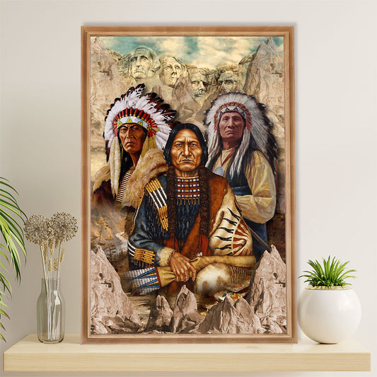 Native American Tribe Poster Prints | Native People | Wall Art Gift for American Indians