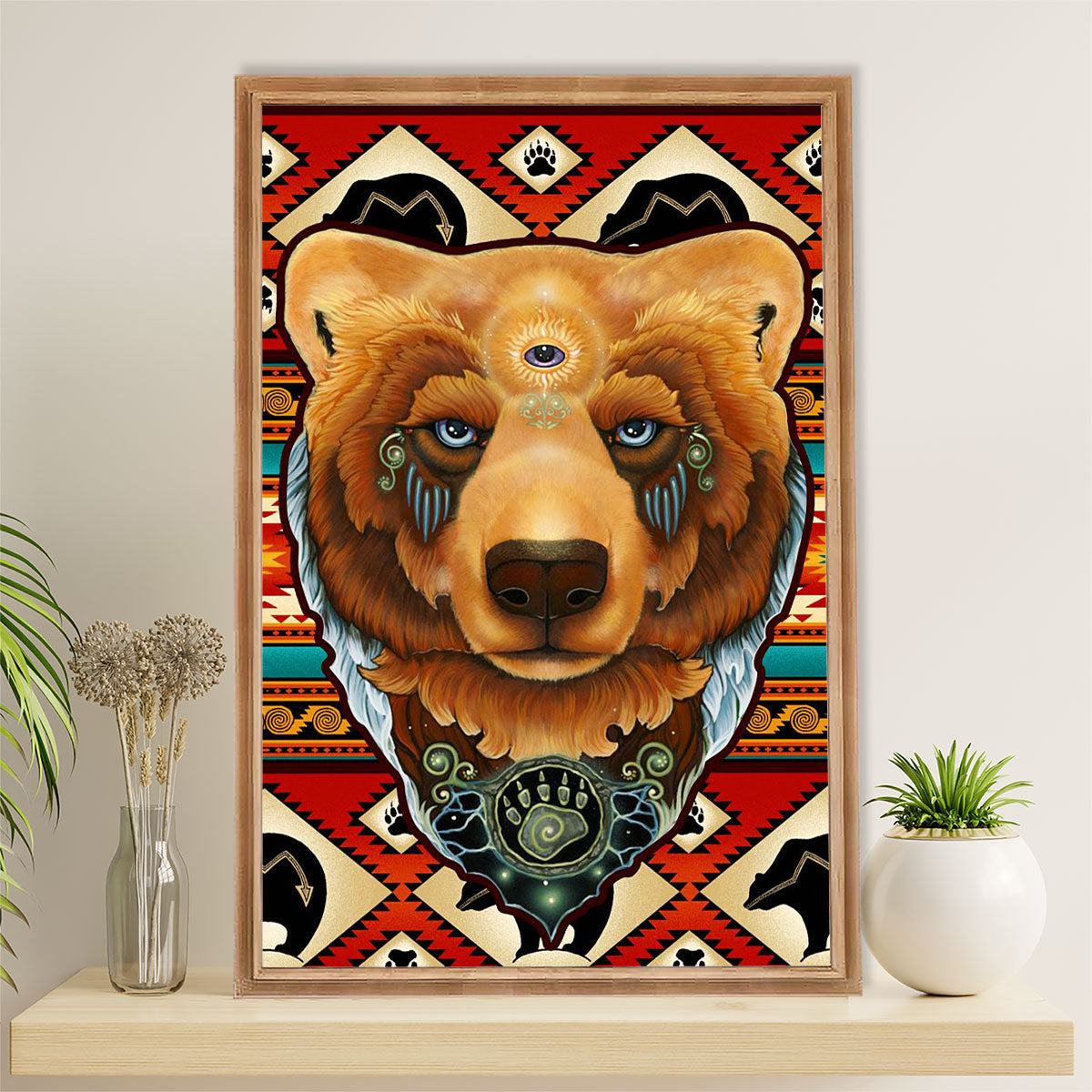 Native American Tribe Canvas Prints | Native People | Wall Art Gift for American Indians