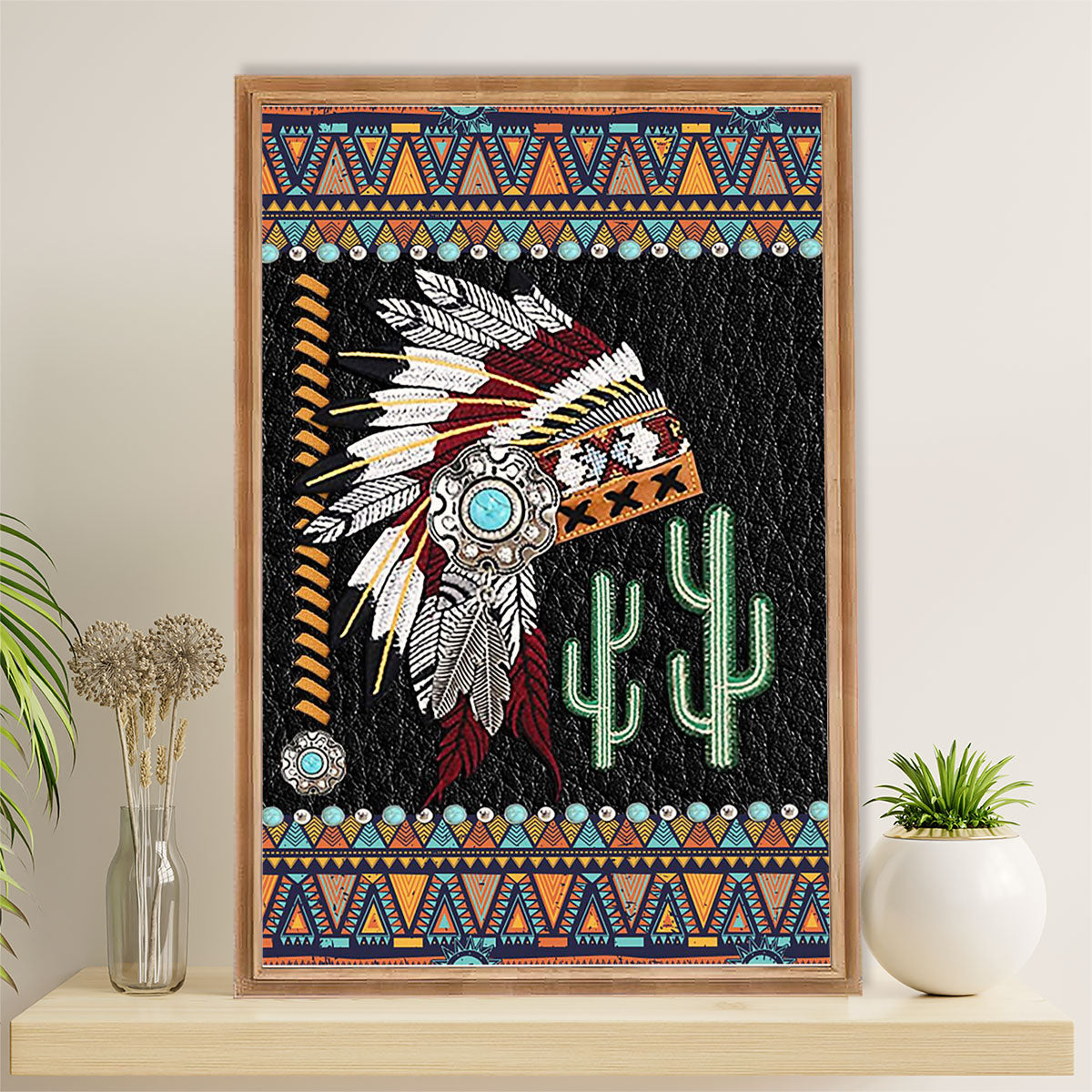 Native American Tribe Canvas Prints | Native People | Wall Art Gift for American Indians