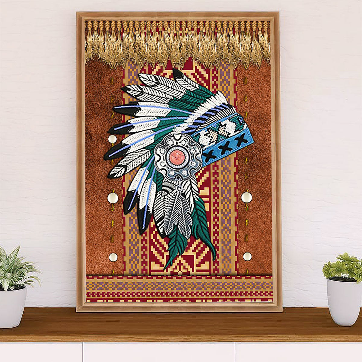 Native American Tribe Canvas Prints | Native People | Wall Art Gift for American Indians