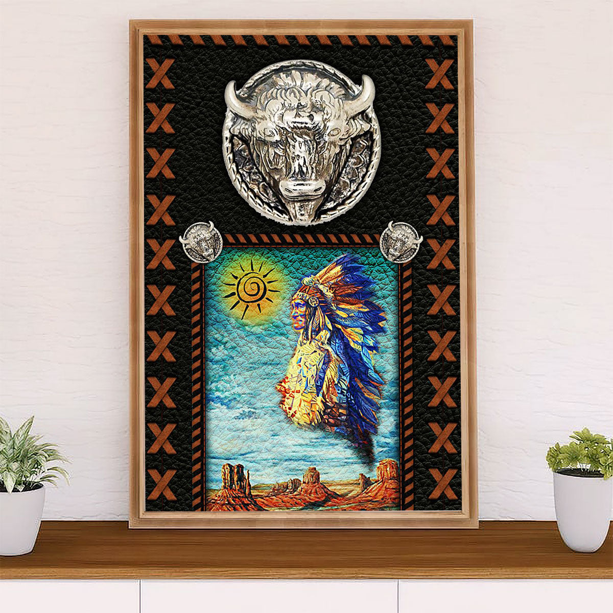 Native American Tribe Canvas Prints | Native People | Wall Art Gift for American Indians