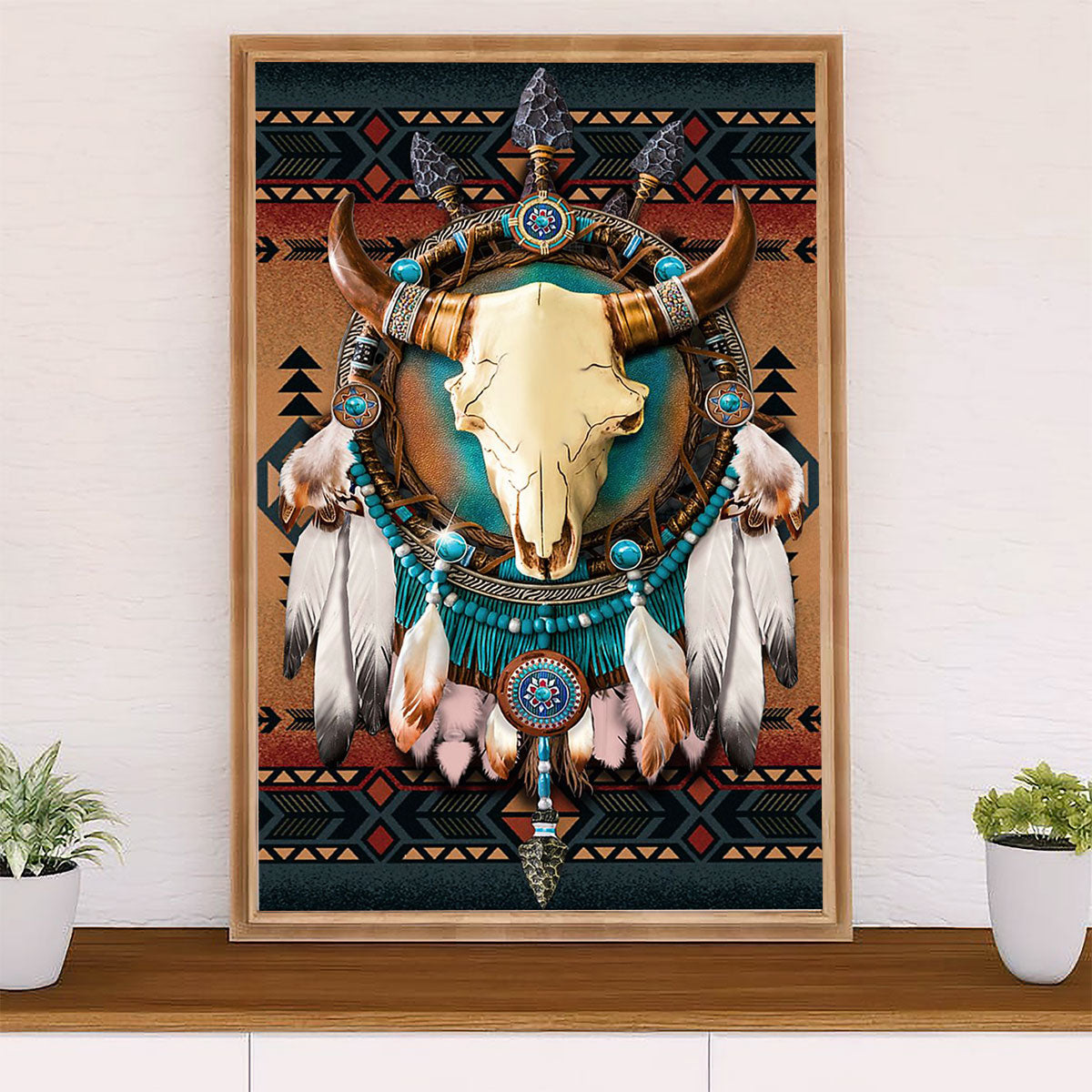 Native American Tribe Canvas Prints | Native People | Wall Art Gift for American Indians