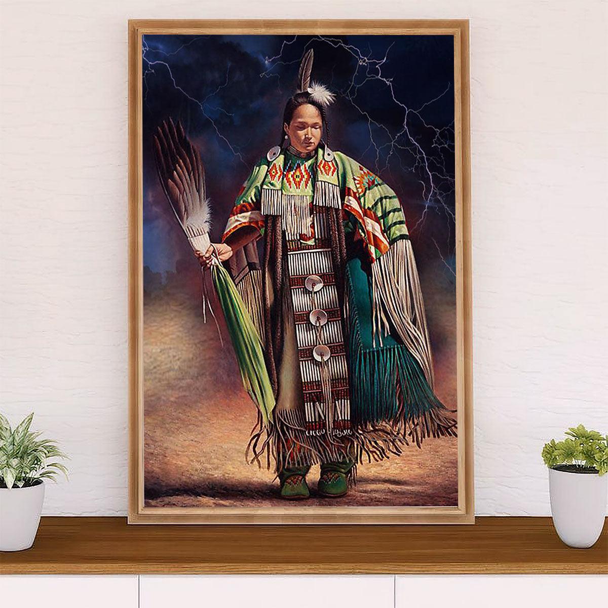 Native American Tribe Canvas Prints | Native People | Wall Art Gift for American Indians