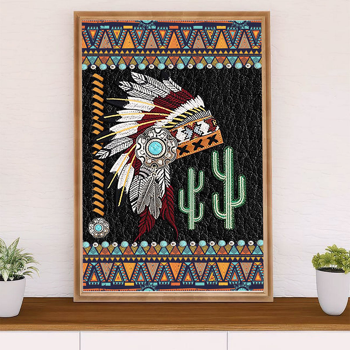 Native American Tribe Canvas Prints | Native People | Wall Art Gift for American Indians