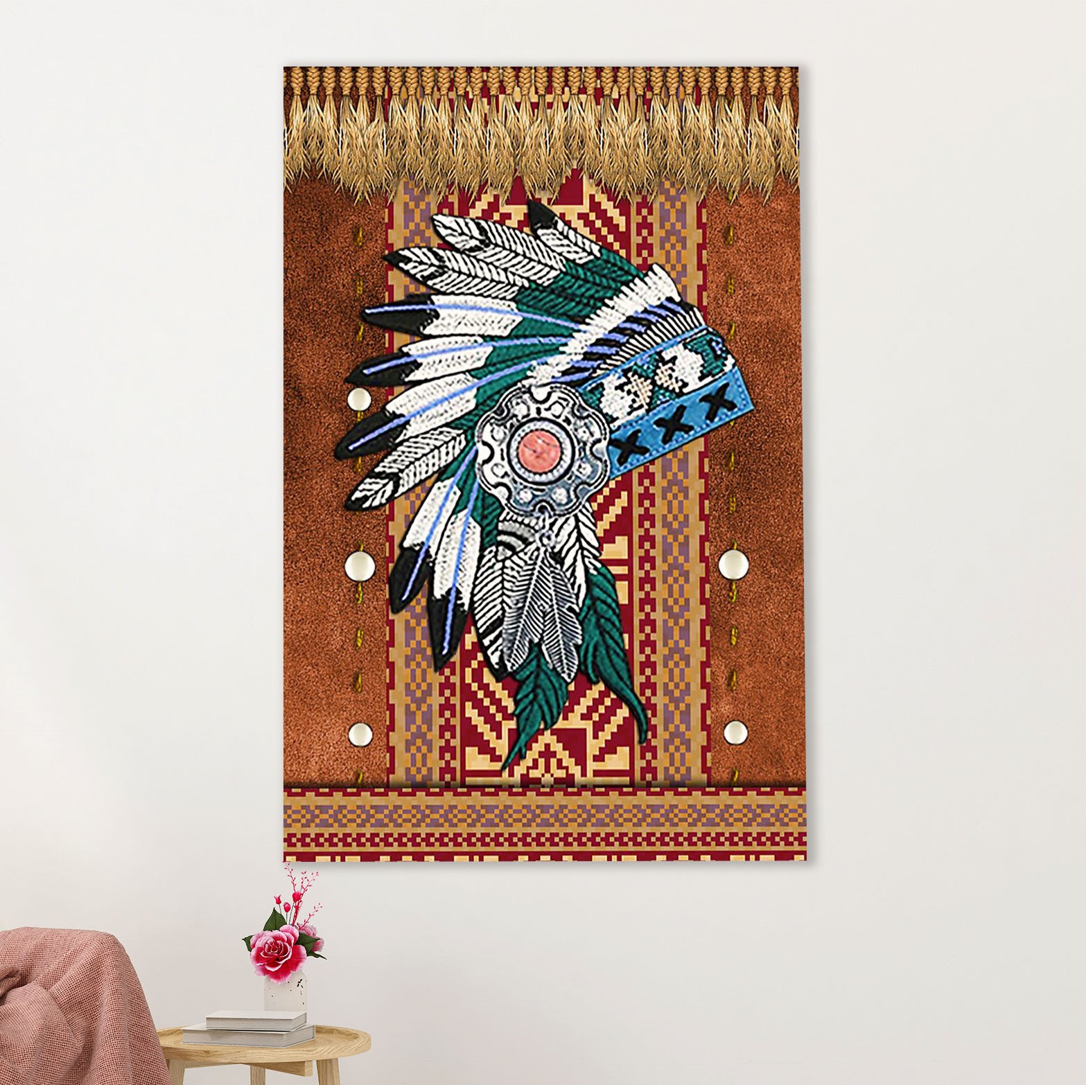 Native American Tribe Canvas Prints | Native People | Wall Art Gift for American Indians