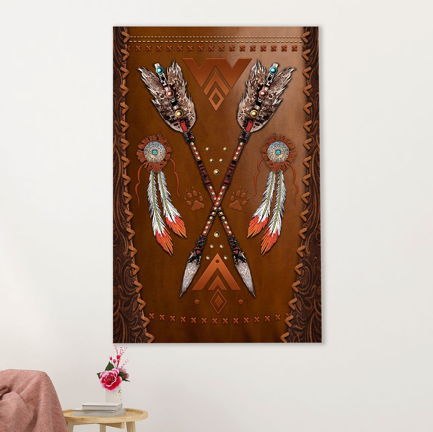 Native American Tribe Canvas Prints | Native People | Wall Art Gift for American Indians