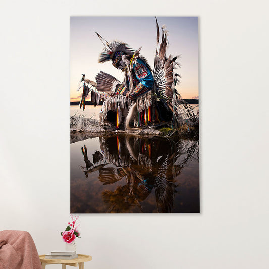 Native American Tribe Canvas Prints | Native People | Wall Art Gift for American Indians