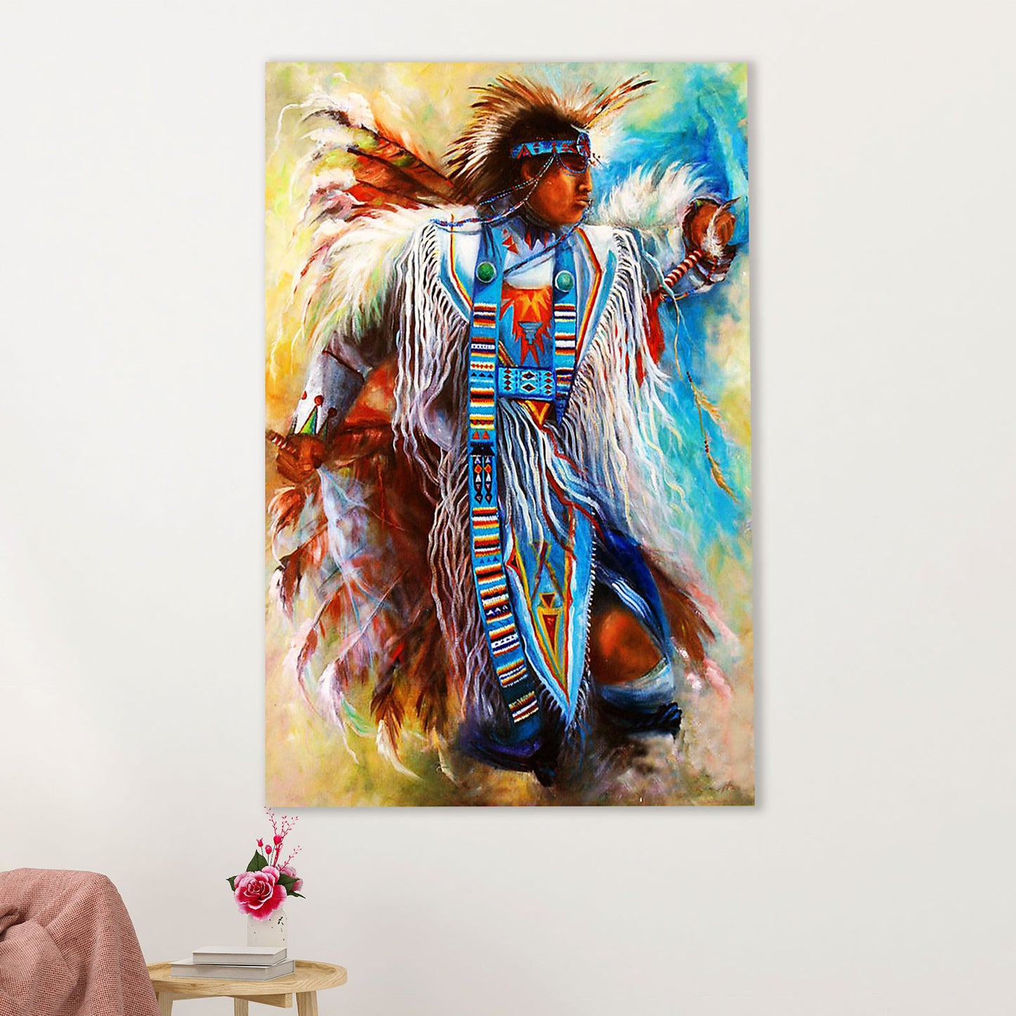 Native American Tribe Canvas Prints | Native People | Wall Art Gift for American Indians