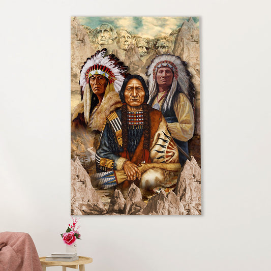 Native American Tribe Canvas Prints | Native People | Wall Art Gift for American Indians