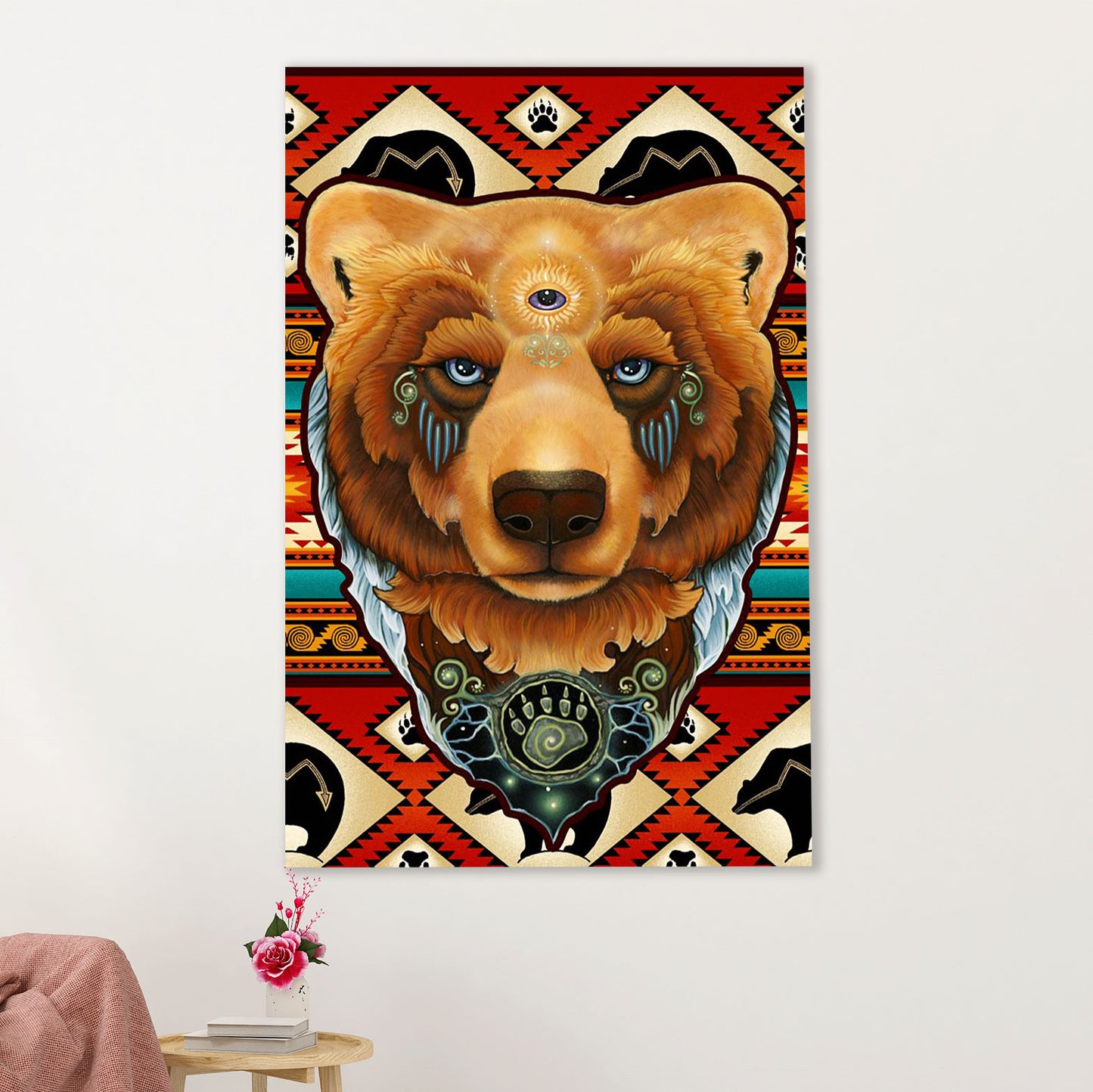 Native American Tribe Canvas Prints | Native People | Wall Art Gift for American Indians