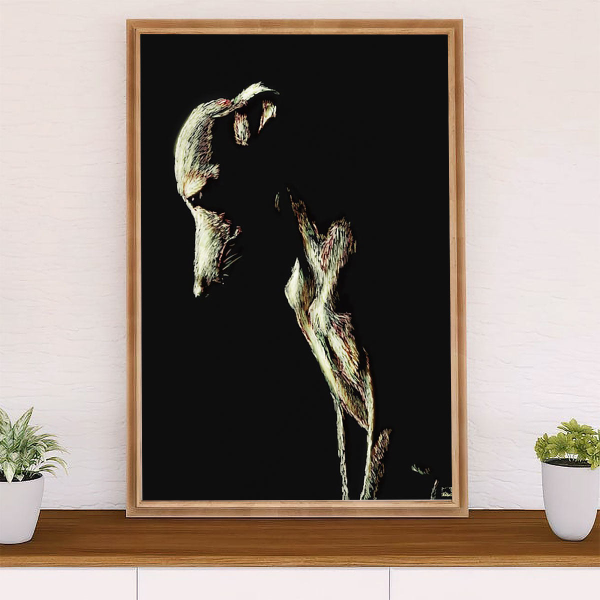Greyhound Dog Canvas Prints | Greyhound Art | Wall Art Gift for Greyhound Puppies Lover