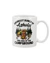 Camping Lover Coffee Mug | Drunkest Bunch Of Assholes | Drinkware Gift for Campers