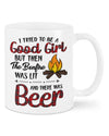 Camping Lover Coffee Mug | Tried To Be A Good Girl | Drinkware Gift for Campers