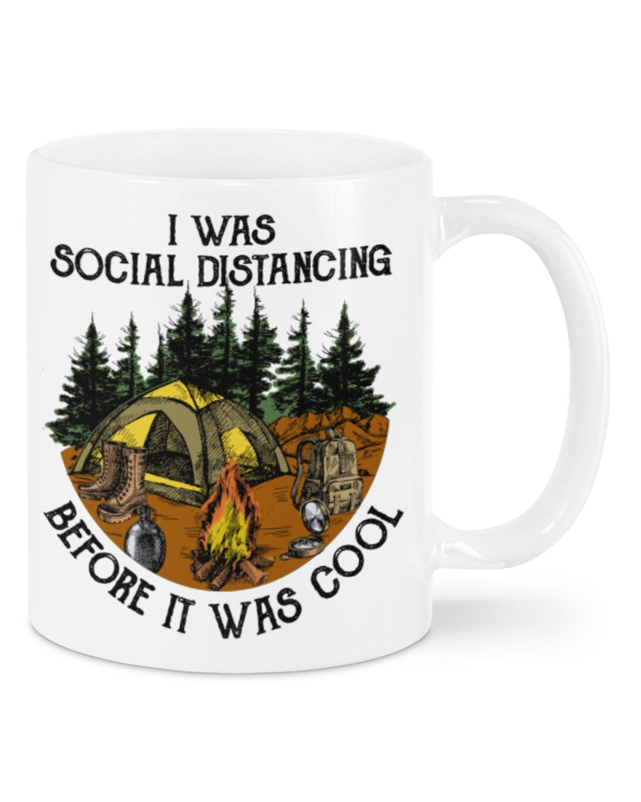 Camping Lover Coffee Mug | Social Distancing | Drinkware Gift for Campers