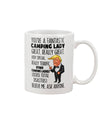 Camping Lover Coffee Mug | Camping Lady | Drinkware Gift for Campers